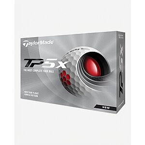 TaylorMade TP5x Golf Balls (White) $39.99