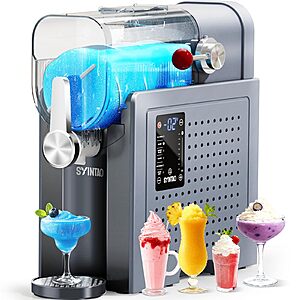 SYINTAO Slushie & Soft Serve Ice Cream Machine for Home, 61 Fl Oz Max Fill, No Ice Needed $125.99