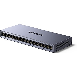 Prime Members: UGREEN 16-Port 1000Mbps Ethernet Switch $40 & More + Free Shipping