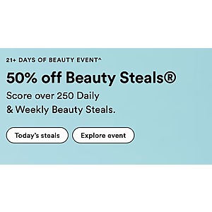 Ulta Today’s 50% off Beauty Steals  09/05