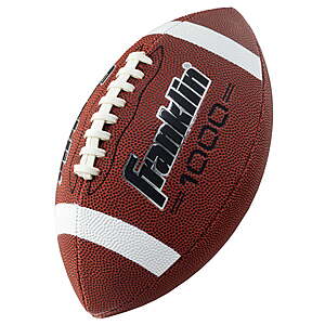 $12.97 FS Walmart+ Franklin Sports Official Football - Extra Grip 1000 - Brown - 1 Inflated Ball