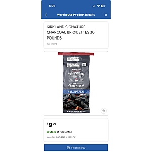 [Costco Members] In Store Only - Kirkland Signature Professional Briquettes [YMMV] $9.99