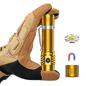 Wurkkos WK03 Pocket Flashlight Rechargeable,High Lumens LED Flashlight $17