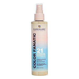 [S&S] $17.58: Pureology Color Fanatic Leave-In Conditioner Detangler & Heat Protectant Spray, Coconut & Camellia Oils, Vegan $17.57