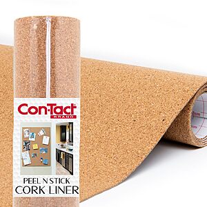 $7.08: Con-Tact Brand Cork Roll, Self-Adhesive, 12" x 4'