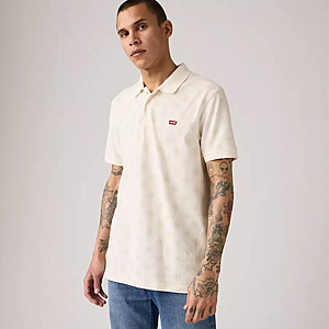 Men's Levi's Housemark Polo (Tan/Black, Select Sizes) $9.99