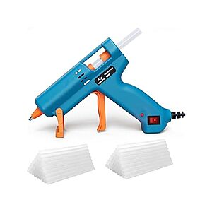 $7.99: TILSWALL W101 50W Hot Glue Gun Blue w/ 30 Premium Glue Sticks at Woot!