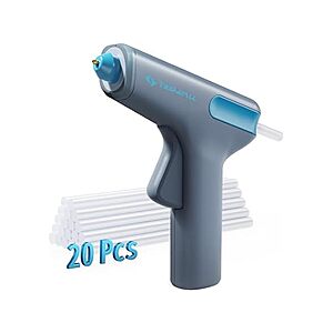 $14.99: TILSWALL W104 Rechargeable Cordless Hot Glue Gun w/ 20pcs 7mm Glue Sticks at Woot!