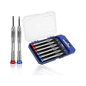$7.99: WORKPRO 6-Piece Magnetic Screwdriver Set, S2 Alloy Steel, 3 Phillips and 3 Slotted Tips at Woot!