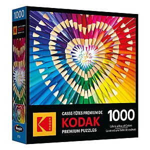 1000-Pc RoseArt Kodak Premium Life is a Box of Colors Jigsaw Puzzle $5.57 + Free Shipping w/ Prime or on orders over $35