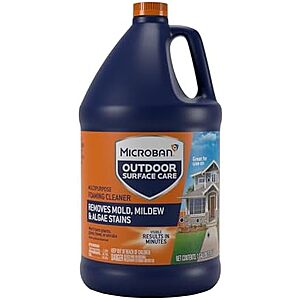 $12* | 1-Gal Microban Outdoor Surface Care Multipurpose Foaming Cleaner at Amazon