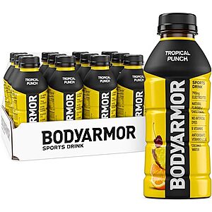 [SnS, AC] $7.20 | 12-Pack 16-Oz BODYARMOR Sports Drink (Tropical Punch) at Amazon (60￠ each)