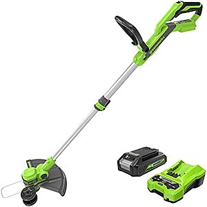 $71.99* | 12" Greenworks 24V Gen 2 Cordless String Trimmer w/ 2.0Ah Battery & Charger at Amazon