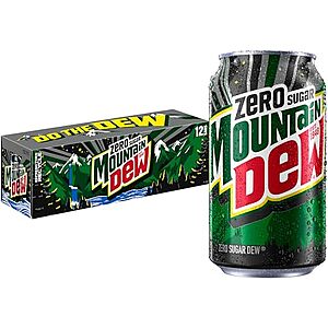 [AC] $14.19 | 3 × 12-Pack 12-Oz Mountain Dew Zero Sugar Soda ($4.73 each) at Amazon (39.4￠ each)