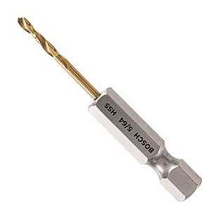 98cents to $5 LOWES Bosch Bosch  Titanium Jobber length Twist Drill Bit (select sizes)