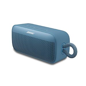 Bose SoundLink Plus Portable Bluetooth Speaker, Wireless Outdoor Speaker, Up to 20 Hours Battery Life, Waterproof and Dustproof, Blue Dusk $199