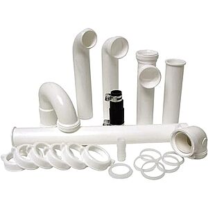 $6* | PlumbCraft Garbage Disposal Installation Kit, 1-1/2 in. OD, White at Amazon