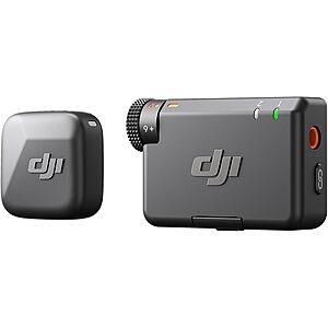 DJI Mic Mini Wireless Lavalier Microphone (1 TX + 1 RX) $45.00 + Free Shipping