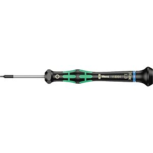 $5.78: Wera WER118064 Kraftform Micro 2054 Hexagon Electronics Precision Screwdriver (1.3X40mm) at Amazon