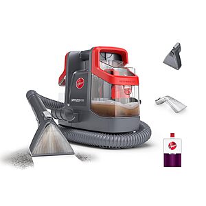 Hoover Spotless Mini Portable Spot Cleaner FH12300, Carpet and Upholstery Cleaner for Stairs, Furniture, Pet Messes and Cars, Compact Design, Easy Fill Tank, $79.99