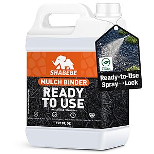 Amazon – Shabebe 1-Gallon Ready-to-Use Mulch Binder - $15 w/ Code