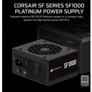 Corsair SF1000 1000W 80 Plus Platinum SFX Power Supply ATX 3.1 Certified Refurb $136.99
