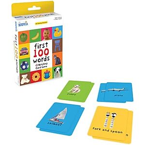 $2.80* | First 100 Words Matching Card Game at Amazon