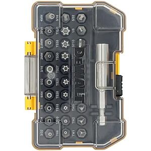 $14.98* | 31-Pc DeWALT Security Screwdriver Bit Set w/ Storage Case at Amazon