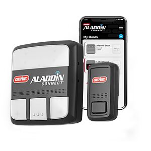 Genie Aladdin Connect Smartphone Garage Door Opener  $49.99 + Free Shipping
