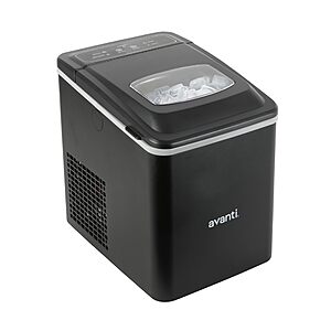 Avanti Ice Maker Mighty Ice Countertop Design Makes 26 Pounds of Bullet-Shaped Ice Cubes in 24 Hours $49.99