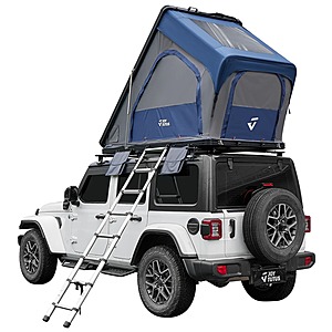 JOYTUTUS Overland Aluminum Hard Shell Rooftop Camping Tent $950 + Free Shipping
