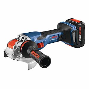 Bosch GWX18V-13CB14 PROFACTOR™ 18V X-LOCK Connected-Ready 5 – 6 In. Angle Grinder Kit with (1) CORE18V® 8 Ah High Power Battery $264.99