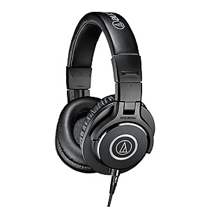 Audio-Technica ATH-M40x Closed-Back Professional Studio Monitor Headphones - Black $109 + Free Shipping