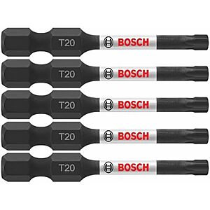 $3.83* | 5-Pk Bosch 2" Torx #20 Impact Tough Power Bits at Amazon