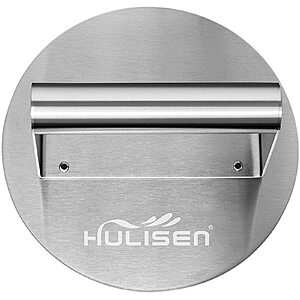 HULISEN Stainless Steel Burger Press, 6.2-Inch Round Burger Smasher Flat Edge, Even Pressure for Thin Patties, Dishwasher Safe~$8.99 @ Amazon