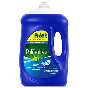 $7.26 get $2.50 Walmart Cash Palmolive Ultra Oxy Liquid Dish Soap, Grease Cutting, 70 fl oz EZ-Pour Refill Bottle