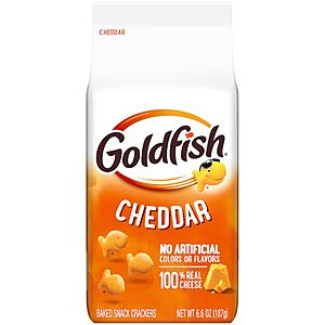 [SnS, AC] $4.59* | 3 × 6.6-Oz Goldfish Baked Snack Crackers (Cheddar) ($1.53 each) at Amazon