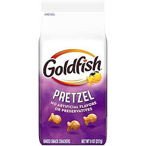 [SnS, AC] $4.65 | 3 × 8-Oz Goldfish Pretzel Crackers ($1.55 each) at Amazon