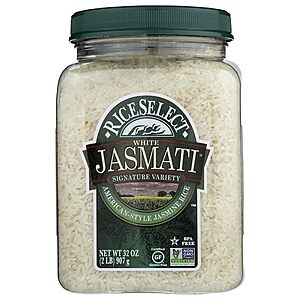 4-Pack 32-Oz RiceSelect Jasmati White Jasmine Rice $10.44 + Free Shipping w/ Prime or on $35+