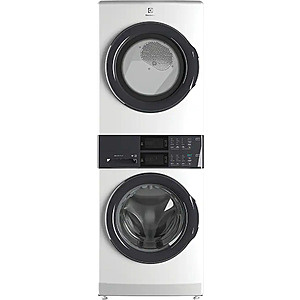 Electrolux - Laundry Tower Single Unit Front Load 4.4 Cu. Ft. Washer & 8 Cu. Ft. Electric Dryer - White $1499.99 Bestbuy.com