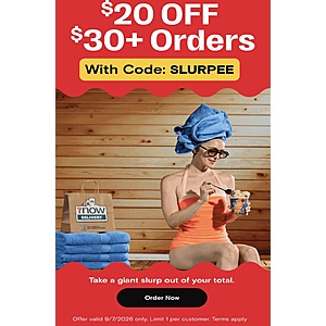 7-Eleven 7NOW App: $20 Off $30+ (9/7/26 only) with code SLURPEE