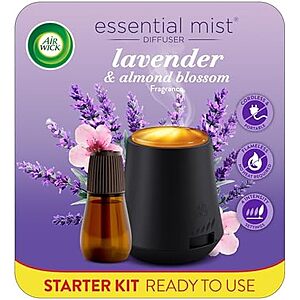 [AC] $4.99* | Air Wick Essential Oils Diffuser Mist Kit (Lavender & Almond Blossom) at Amazon