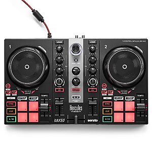 Hercules DJControl Inpulse 200 MK2 - Compact Controller - Serato & DJUCED $106.11