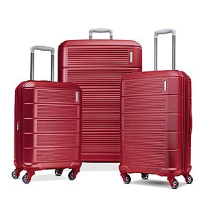 American Tourister Stratum 2.0 Hardside Expandable Luggage with Spinners | Red | 3PC (20/24/28) $119.4