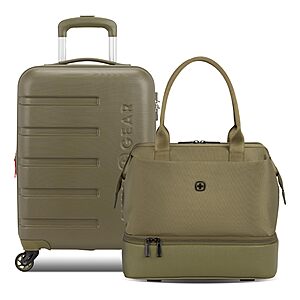 SWISSGEAR Signature Hardside Expandable Carry-On Spinner & Mini Weekender Tote Set, 2-Piece Set (19-Inch/Mini Weekender Tote), various colors $138