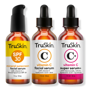 TruSkin Daily C Essentials Set: 1-Oz Vitamin C Serum + 1-Oz Vitamin C Super Serum + 1-Oz SPF 30 Sunscreen Serum $35.98 + Free Shipping