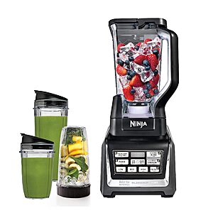 Ninja Nutri Personal & Countertop Blender, 1200W Auto-iQ, Black, BL642 $119.99