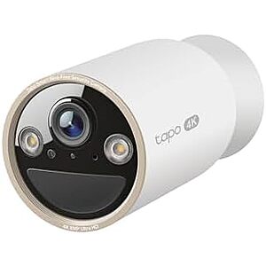 $84.99* | Tapo MagCam 4K Outdoor Wireless Security Camera + 25% Back w/ Prime Visa Card at Amazon