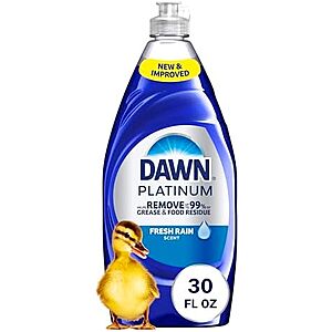 [SnS, AC] $11.23 | 3 × 30-Oz Dawn Platinum Dish Soap (Fresh Rain) ($3.74 each) at Amazon