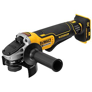 DEWALT 20V MAX* Angle Grinder Tool Cordless Brushless, 4 1/2 Inch, with Paddle Switch and Kickback Brake, Tool Only (DCG413B) $159.95